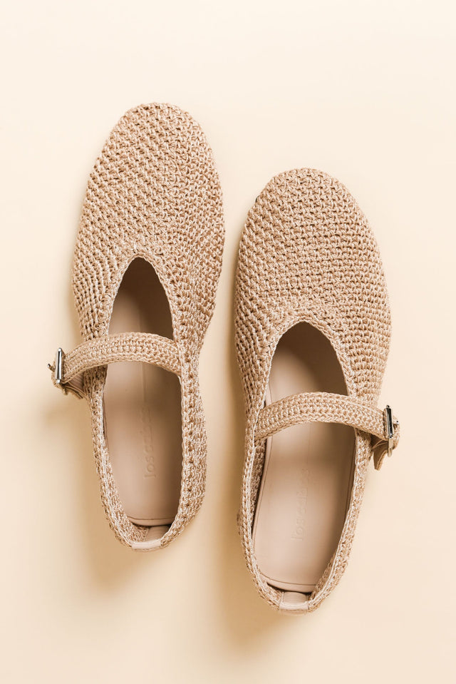 Lille Natural Raffia Ballet Flat image 4
