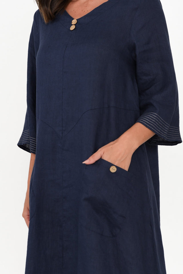 Linen Dresses NZ - Your #1 Online Linen Dress Boutique - Blue