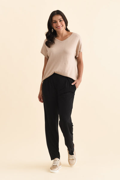 Lopez Black Pocket Pants - Blue Bungalow NZ
