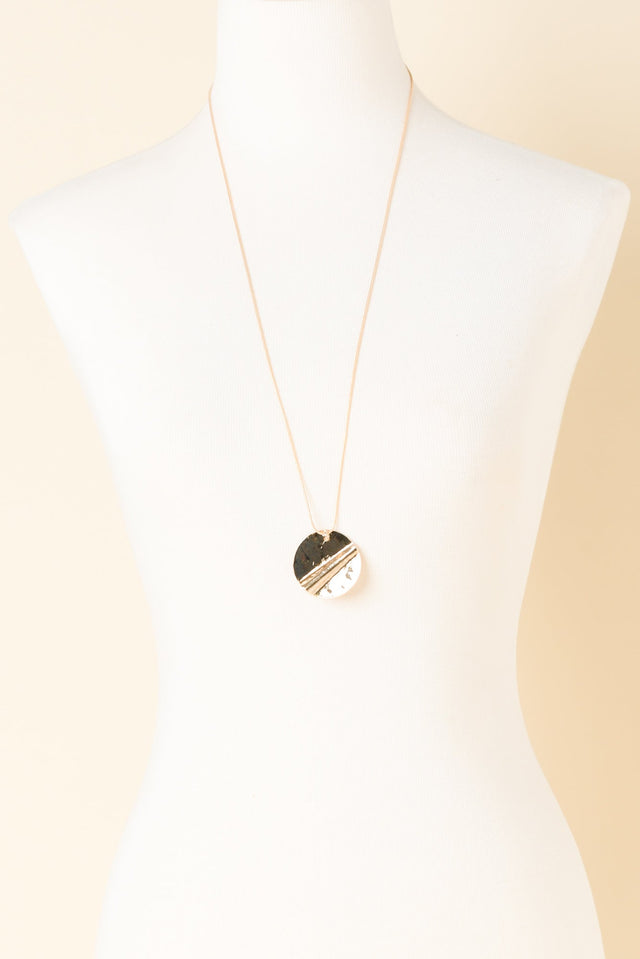 Louise Gold Pendant Necklace image 2