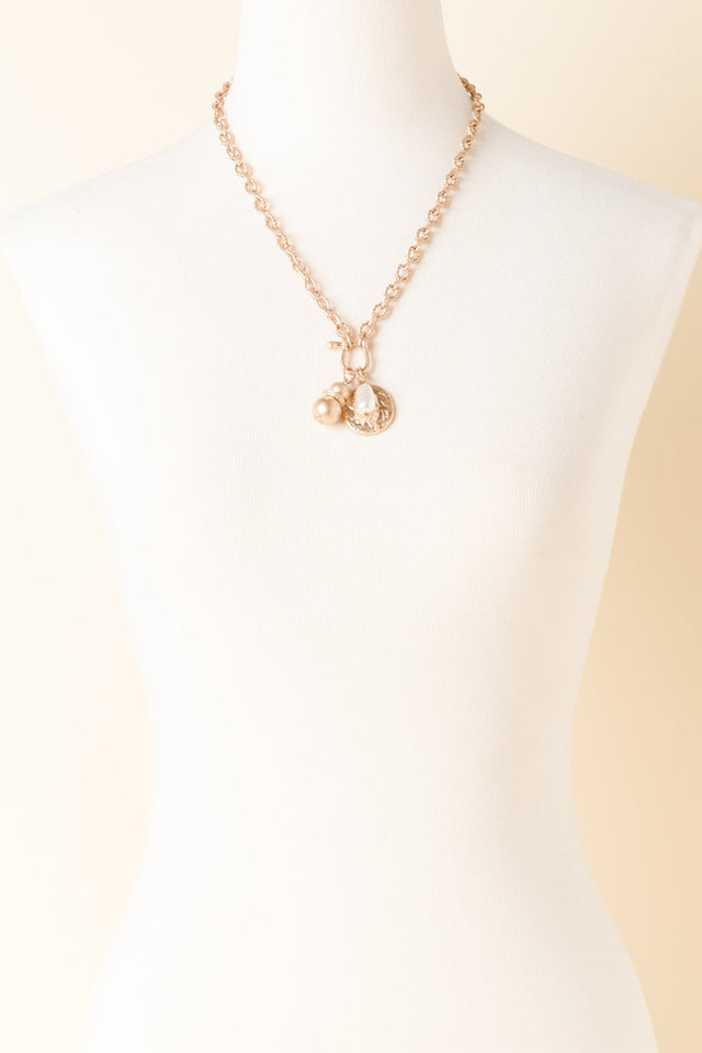 Luella Gold Charm Necklace image 2