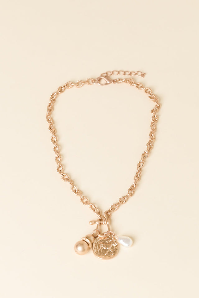 Luella Gold Charm Necklace