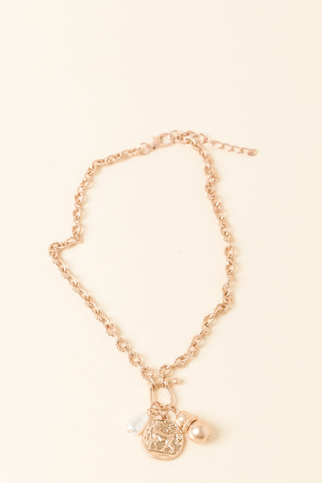 Luella Gold Charm Necklace image 1