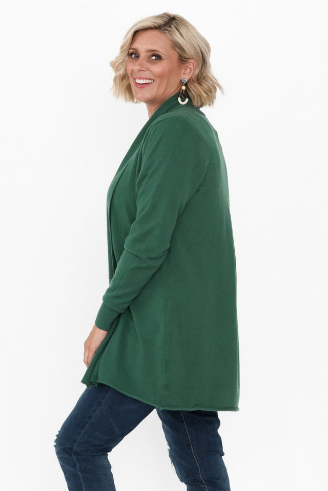 Mabelle Green Cotton Blend Cardigan