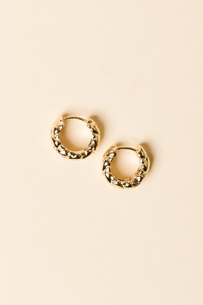 Macy Gold Huggie Earrings