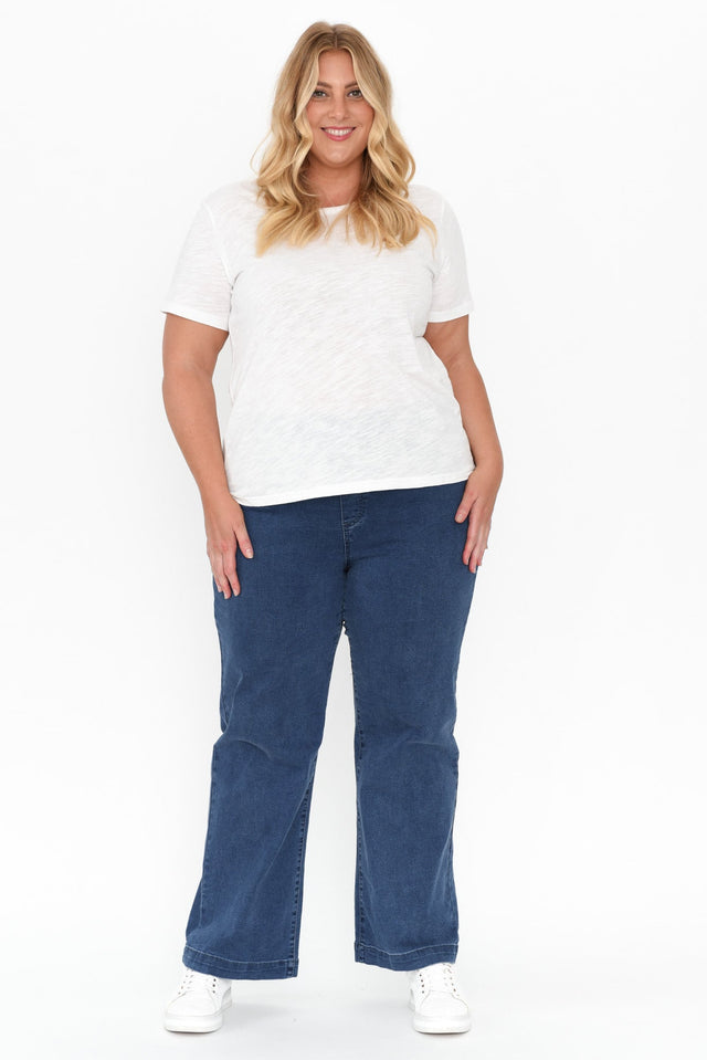 Maddy Blue Wide Leg Jeans image 11