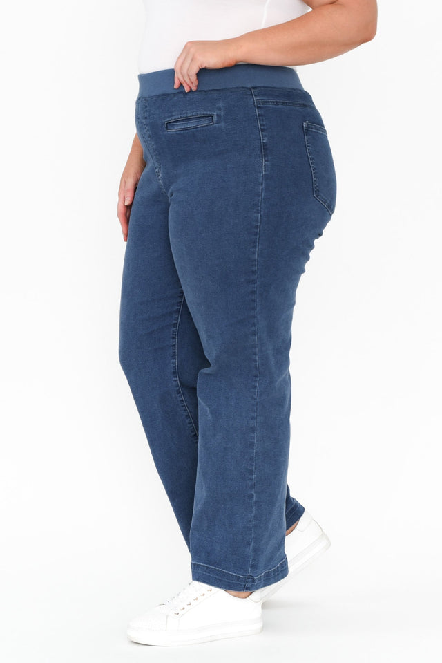 Maddy Blue Wide Leg Jeans image 13