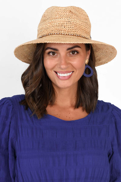 Magdalena Natural Raffia Safari Hat