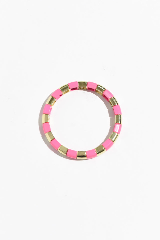 Maisey Pink Beaded Bracelet
