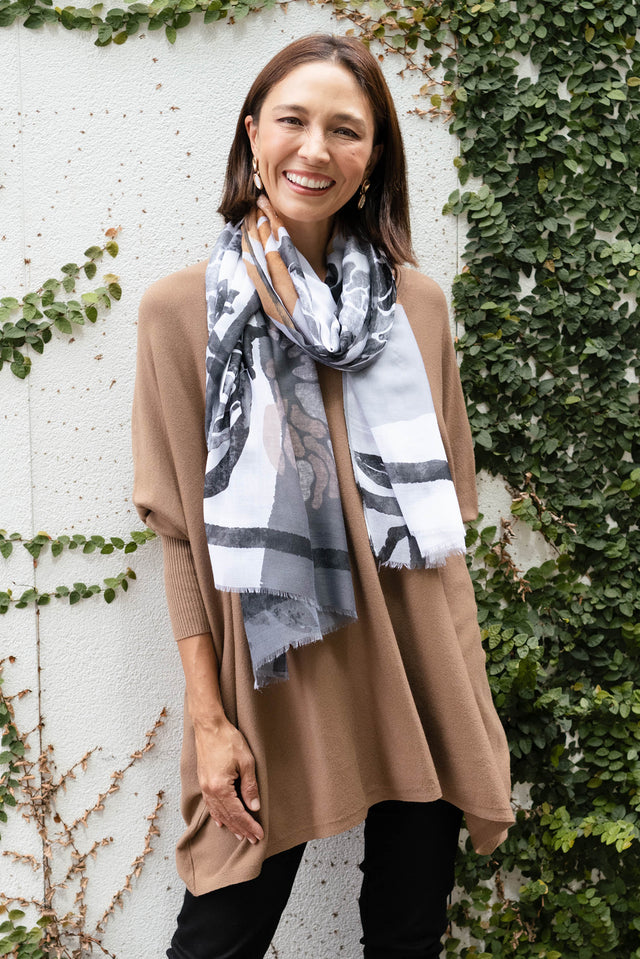 Maleny Black Garden Scarf image 1