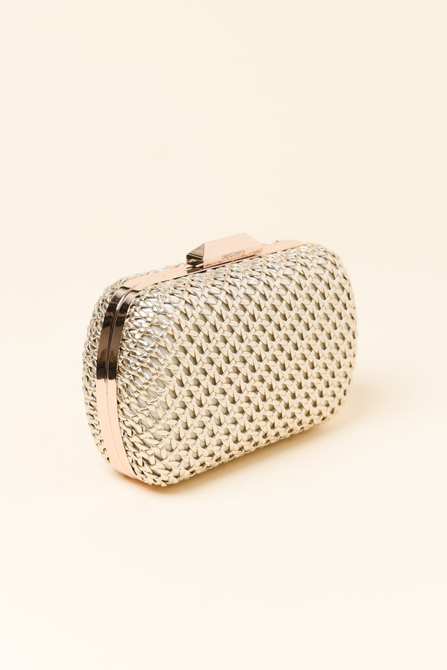 Mali Gold Woven Clutch image 2