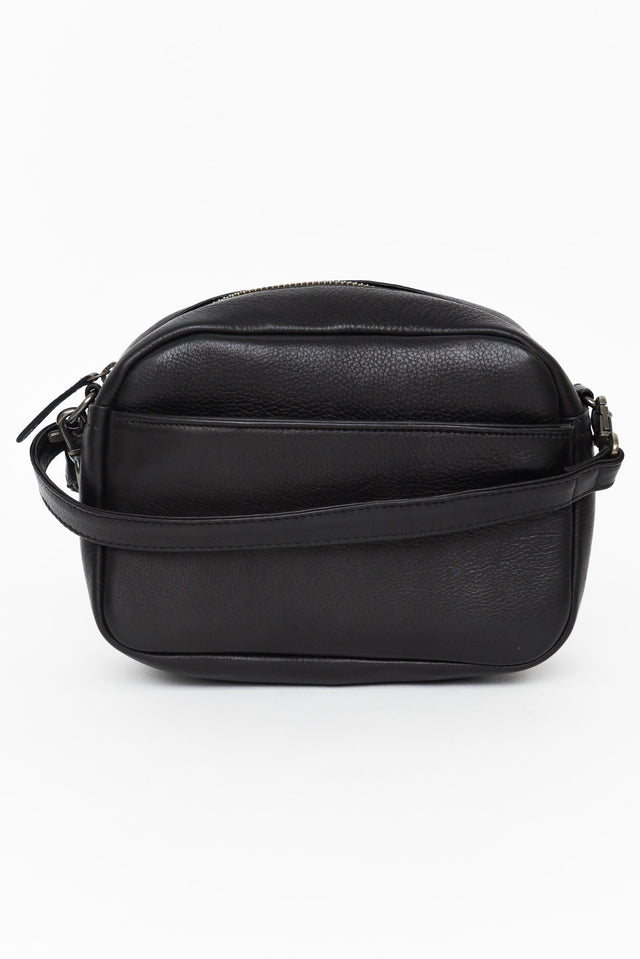 Mallie Black Leather Crossbody Bag image 1