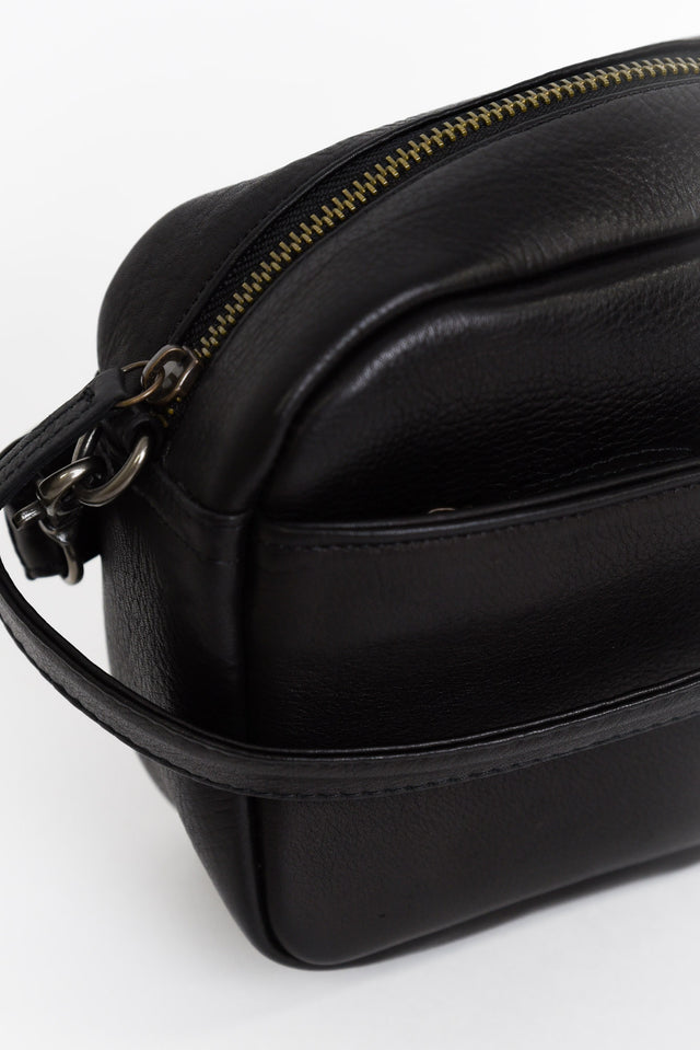 Mallie Black Leather Crossbody Bag thumbnail 3