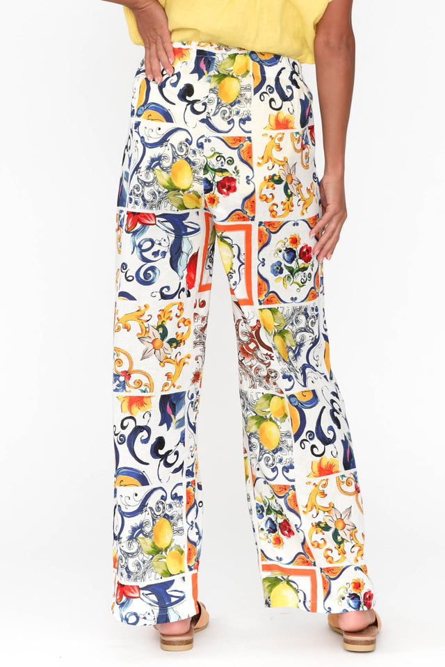 Malory Sicilian Summer Linen Blend Pants image 6