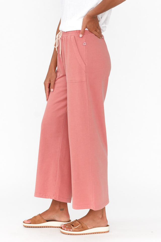 Mariam Blush Relaxed Track Pants