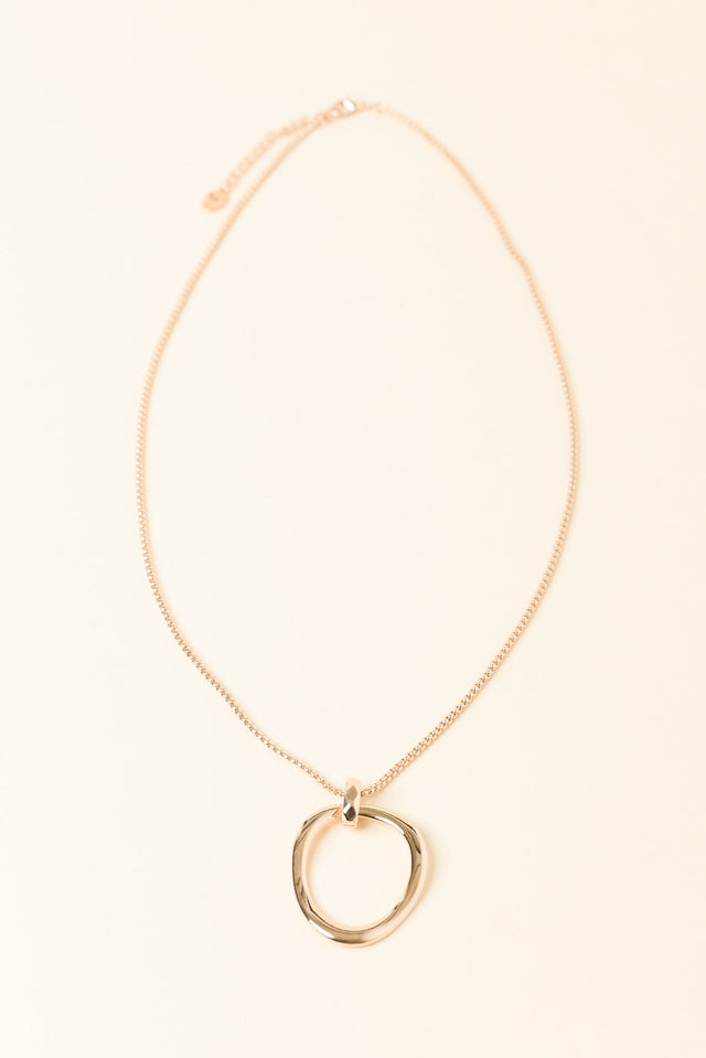 Marlene Gold Pendant Necklace