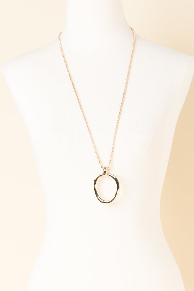 Marlene Gold Pendant Necklace