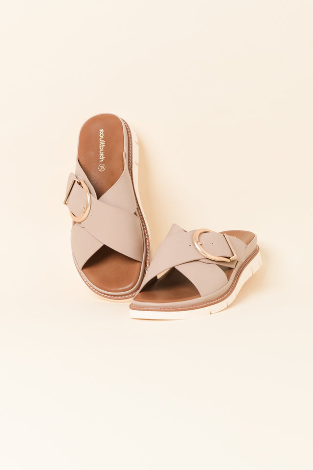 Marley Nude Buckle Slide