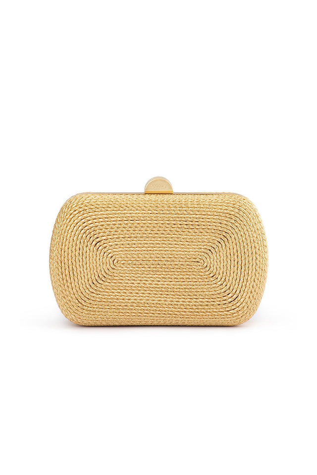 Martina Gold Rope Clutch image 2