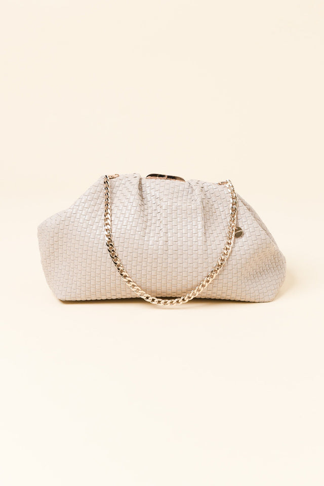 Martinique Natural Woven Clutch image 1