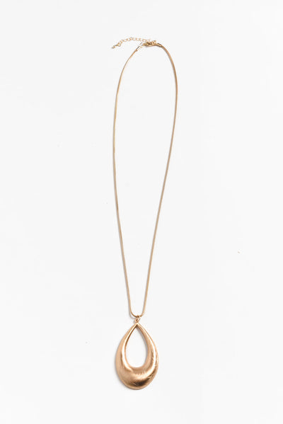 Marvelo Gold Pendant Necklace