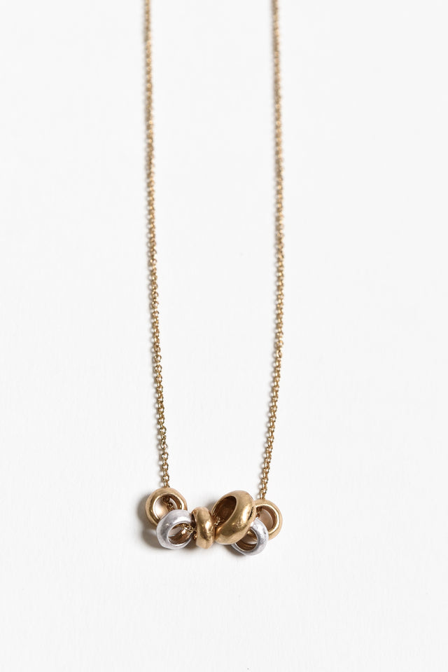 Maudie Gold Ring Necklace