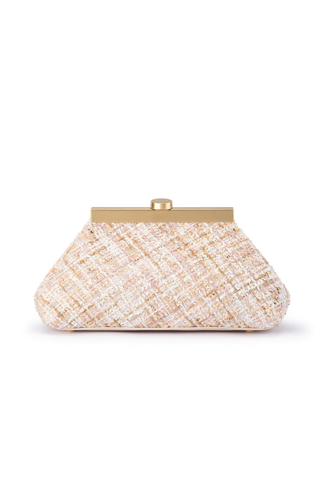 Mia Blush Boucle Clutch image 2