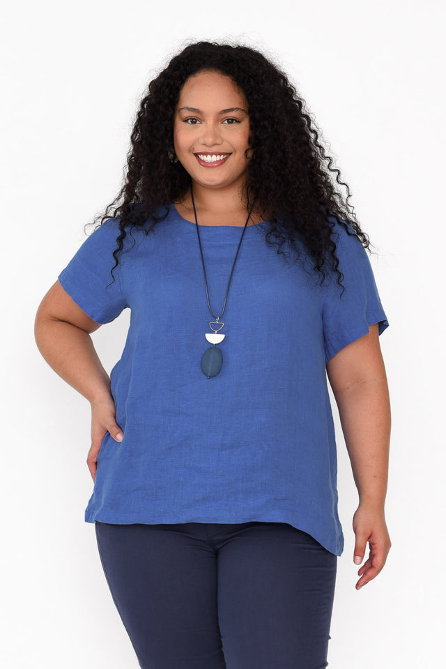 Women's Plus Size Linen Top - Blue Bungalow NZ - Blue Bungalow NZ