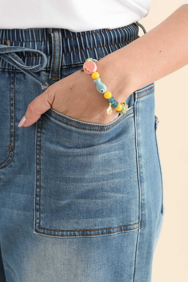 Miller Blue Sea Beaded Bracelet image 2