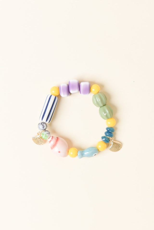 Miller Blue Sea Beaded Bracelet