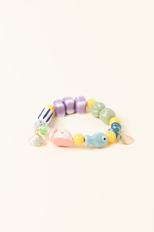 Miller Blue Sea Beaded Bracelet