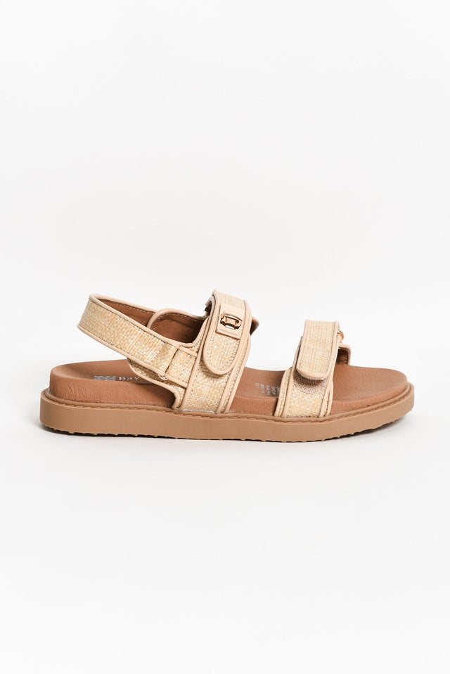 Milly Natural Raffia Leather Sandal image 2