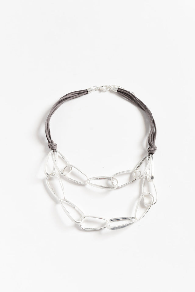 Minka Silver Link Necklace