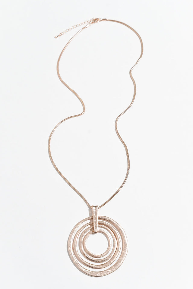 Minsa Taupe Pendant Necklace