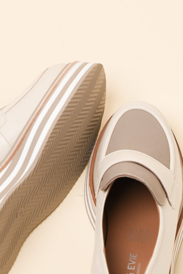 Moby Cream Leather Platform Loafer image 3