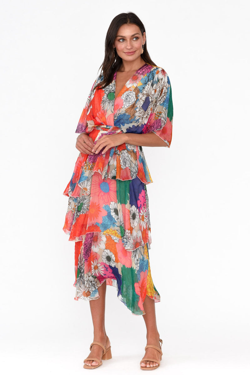 Women's Silk Clothing NZ Dresses, Tops & Kaftans Blue Bungalow