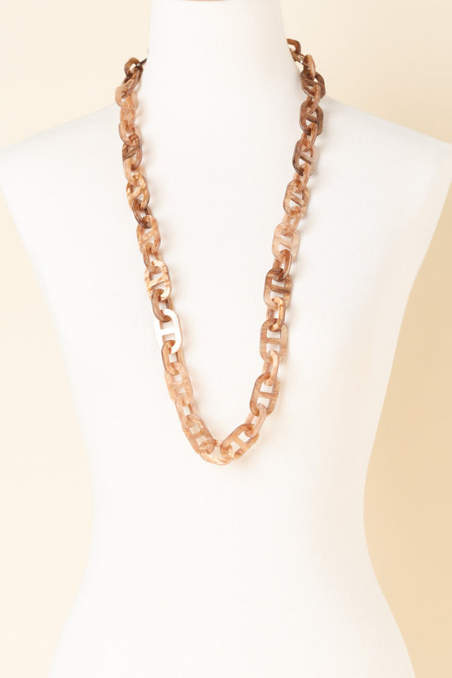 Naya Brown Chain Necklace image 2