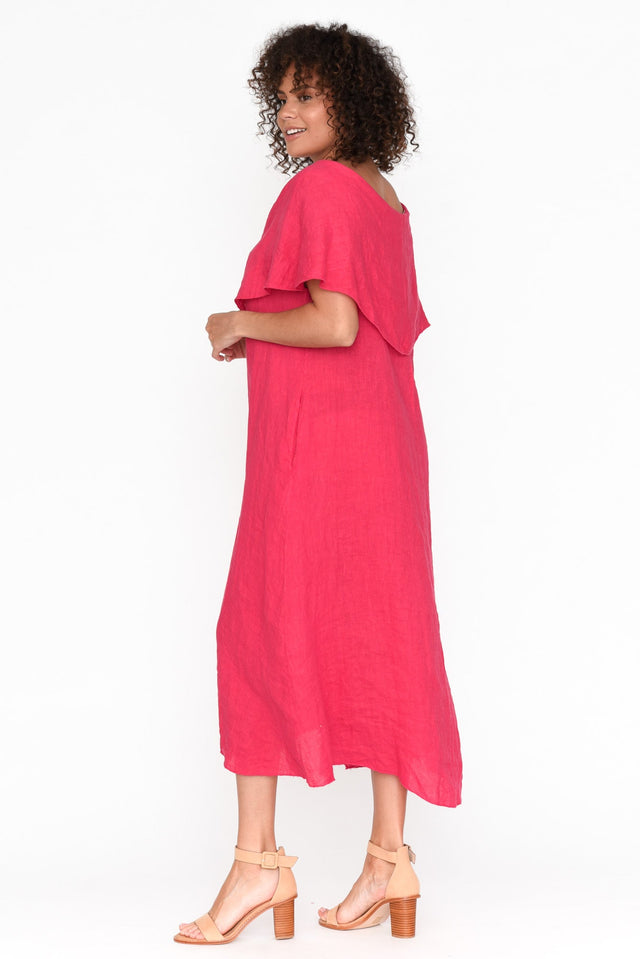 Neriah Berry Linen Pocket Dress image 4