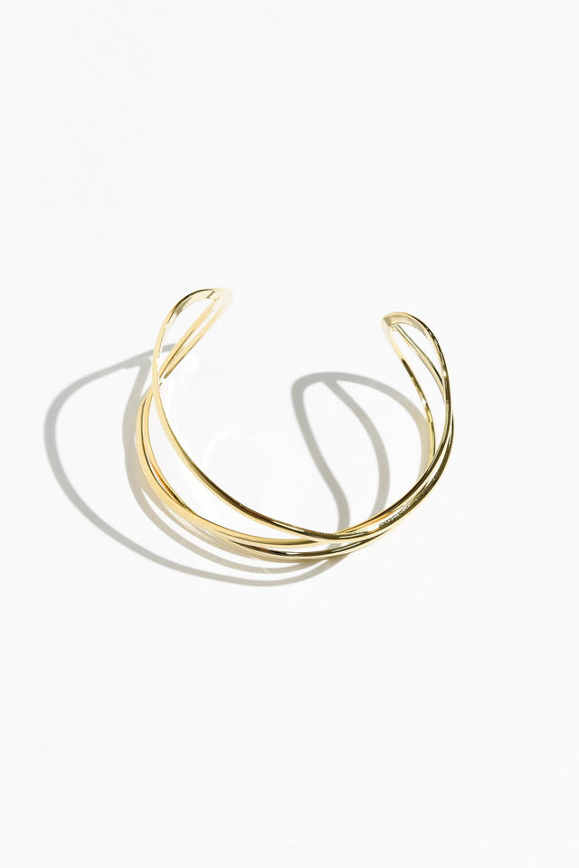 Nias Gold Twist Cuff image 2