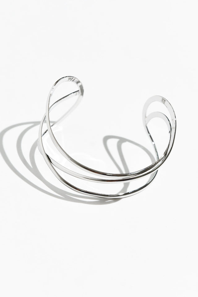 Nias Silver Twist Cuff