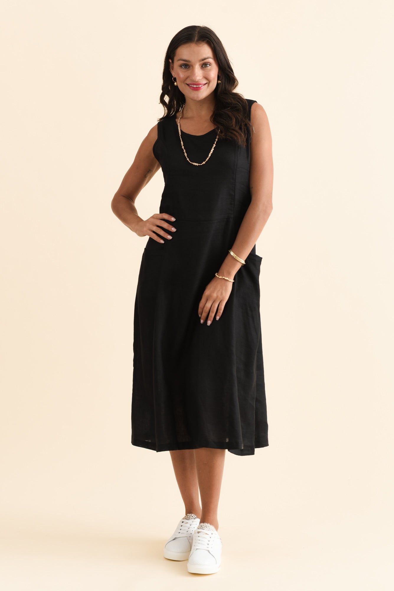 black formal dress nz Rosemarie Black Frill Dress