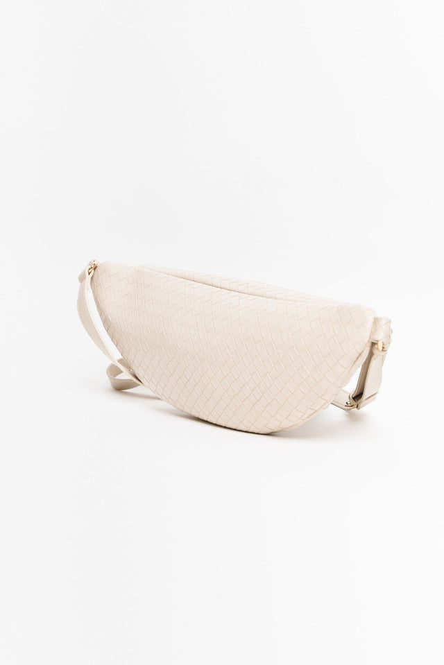 Nomad Cream Woven Sling Bag