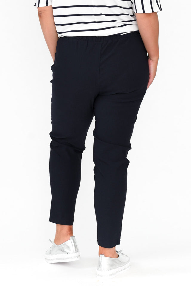 Olympia Navy Straight 7/8 Pants - Blue Bungalow