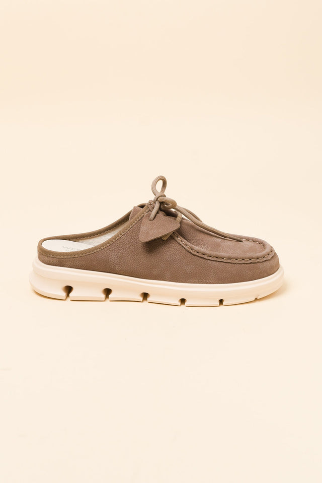 Opex Brown Leather Mule