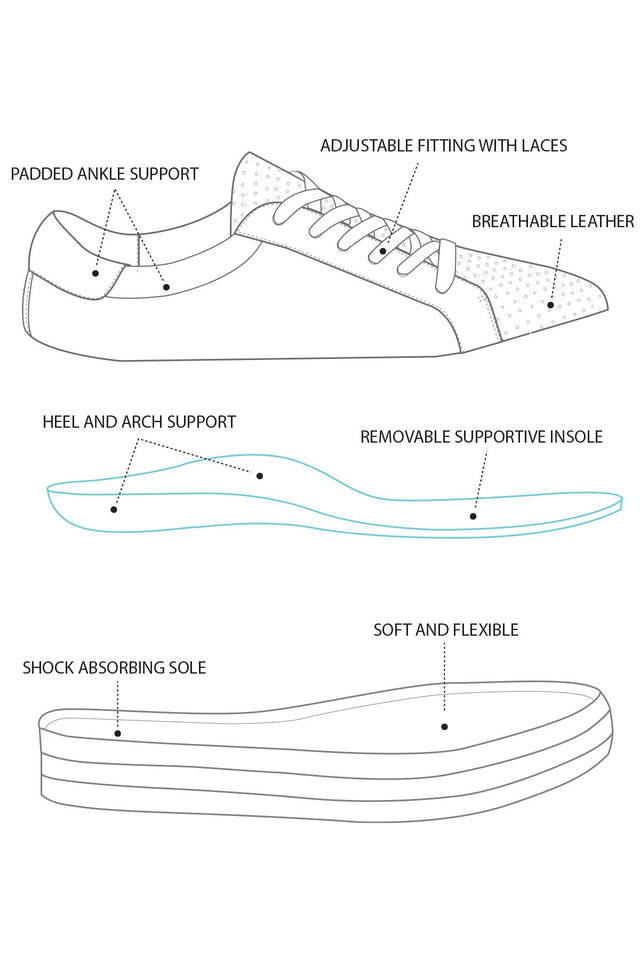 Paradise White Leather Sneaker image 7