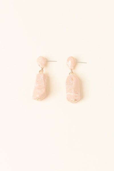 Paloma Natural Marble Drop Earrings