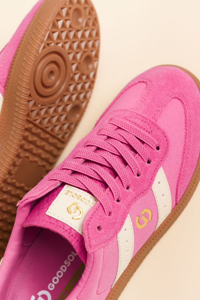 Parallel Hot Pink Contrast Canvas Sneaker image 4