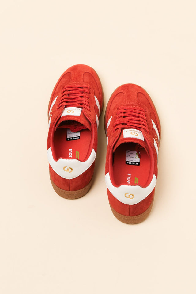 Parallel Red Contrast Suede Sneaker image 5