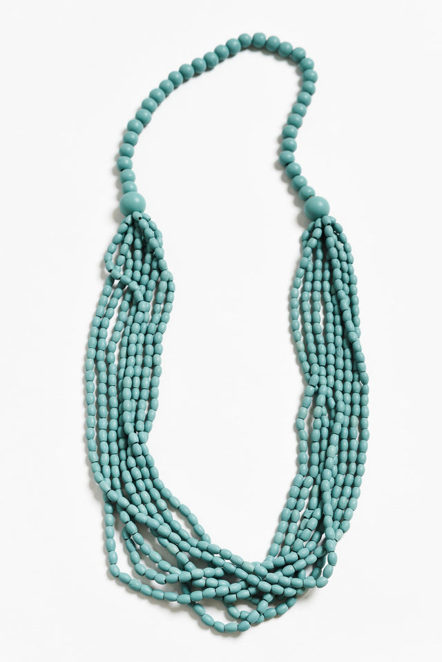 Pria Turquoise Beaded Necklace image 1