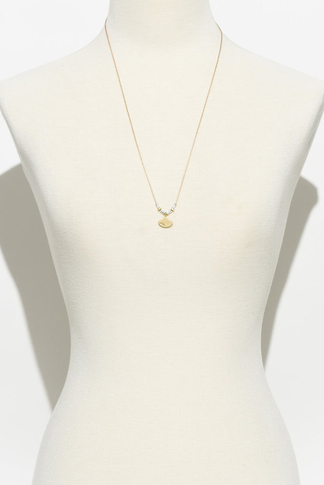 Raelyn Gold Leaf Pendant Necklace